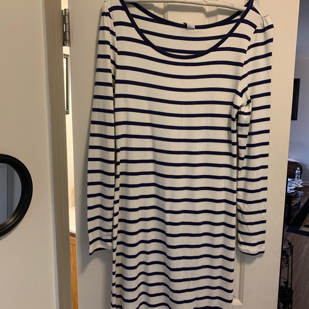 Blue and white old navy dress